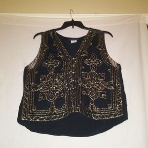 Carole Little Vest. Size small